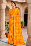 Vasantika By Vallabhi Abstract Printed Bandhej Saree Exporters In India